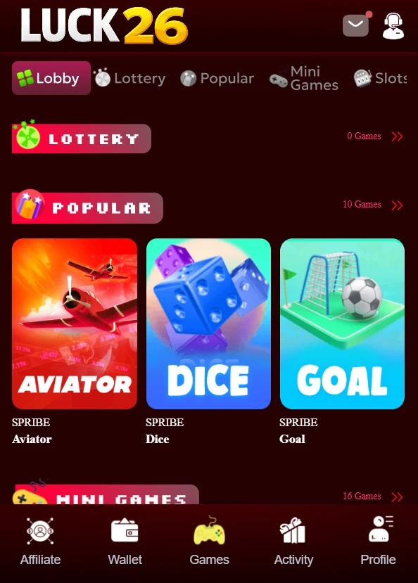 Lucky26 Game