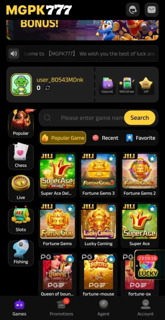 MGPK777 Game